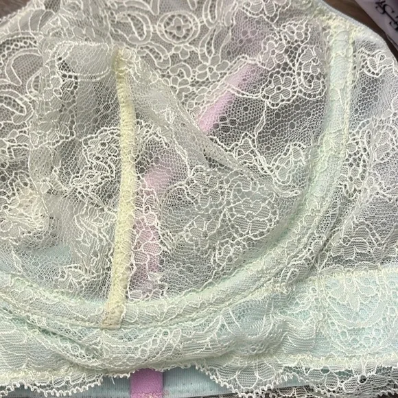 Anthropologie Dora Larsen 36 E Colorful Lace Bra New with tags - Picture 2 of 10